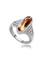 thumb Fashion Oval austrian Crystal Alloy Ring 3