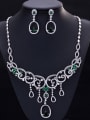 thumb Noble Bridal Accessory Two Pieces Jewelry Set 1