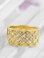 thumb Exquisite 18K Gold Plated Austria Crystal Ring 1