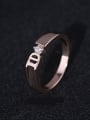 thumb Simple Cubic AAA Zircon Copper Wedding Ring 1