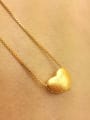 thumb Elegant Gold Plated Heart Shaped Necklace 1