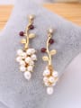 thumb All-match Fruit Shaped Artificial Pearl Earrings 1