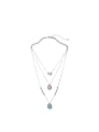 thumb 2018 Multi-layer Simple Style Alloy Necklace 0