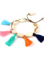 thumb Shell Accessories Colorful Tassel Bracelet 1