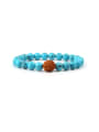 thumb Blue Turquoise Fashion Beads Bracelet 0