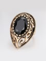 thumb Retro style Oval Resin stone Water Drop Alloy Ring 2
