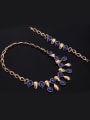 thumb 2018 2018 2018 Alloy Imitation-gold Plated Fashion Artificial Stones Four Pieces Jewelry Set 1