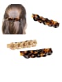 thumb Alloy With Cellulose Acetate Fashion Leopard Irregular Barrettes & Clips 1
