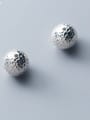 thumb 925 Sterling Silver With Platinum Plated Personality Round Beads 2