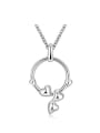 thumb Simple Round Heart shapes Necklace 0
