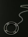 thumb New Rome Shaped Fashion Titanium Necklace 2