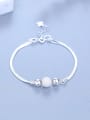 thumb Exquisite Round Shaped Silver Bracelet 0