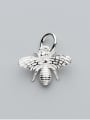 thumb 925 Sterling Silver With Silver Plated Personality Little bee 0