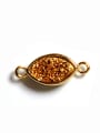 thumb Marquise Natural Crystal Gold Plated Pendant 1