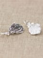 thumb 925 Sterling Silver With Antique Silver Plated Personality Leaf Charms 0