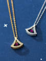 thumb 925 Sterling Silver With 18k Gold Plated Delicate Geometric Necklaces 2