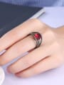 thumb Personalized Red Stone Rhinestones Ring 1