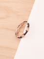 thumb Hollow Personality Rose Gold Plated Ring 1