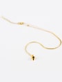 thumb Fashion 18K Gold Plated Triangle Shaped Necklace 0
