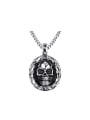 thumb Personality Skull Shaped Stainless Steel Pendant 0