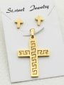 thumb Cross Shaped Western Style Two Pieces Set 0