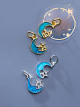 thumb 925 Sterling Silver With Enamel  Simplistic Moon Charms 1