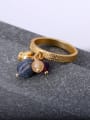 thumb Women Exquisite Crown Shaped Gemstone Ring 2