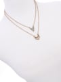 thumb Simple Geometric Multi-layer Alloy Necklace 3