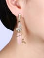 thumb 18K Gold Women Personality Butterfly Shaped drop earring 1