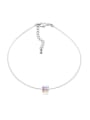 thumb Simple austrian Crystal Bead Alloy Anklet 1