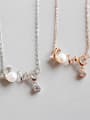 thumb 925 Sterling Silver With 18k Rose Gold Plated Romantic Monogram & Name Necklaces 0