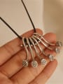 thumb Women Vintage Showerhead Shaped Necklace 2