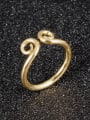 thumb Copper With 18k Gold Plated Personality Irregular Wukong magic spell  Rings 1