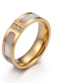 thumb Stainless Steel With 18k Gold Plated Trendy Rings 0