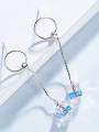 thumb S925 Silver Square-shaped threader earring 2