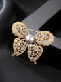 thumb Sterling Silver with 3A zircon natural pearls and ancient butterfly Brooches 0