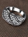 thumb Delicate Black Gun Plated Alloy Ring 2