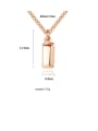 thumb 925 Sterling Silver With Rose Gold Plated Simplistic Geometric Necklaces 3
