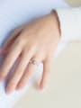 thumb Exquisite Star Shaped Open Design S925 Silver Ring 1