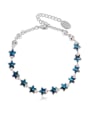 thumb 18K White Gold Star Shaped Crystal Necklace 0