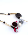 thumb Personalized Elegant Cloth Flower Double Color Plated Alloy Necklace 3