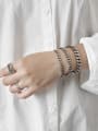 thumb Pure silver retro neutral style chain bracelet (male and female optional) 2