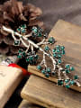 thumb Lovely Rhinestones Branches Shaped Alloy Brooch 3