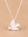 thumb Simple Peace Dove Silver Necklace 0