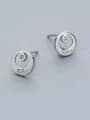 thumb Simply Round Shaped Stud Earrings 0