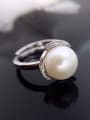thumb Fashion Freshwater Pearl Flower-shaped Ring 0