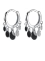 thumb 925 Sterling Silver With Geometric shape Personality Round Clip On Earrings 3