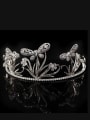 thumb Noble Micro Pave Zircons Butterfly-shape Wedding Hair Accessories 0