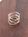 thumb Fashion Four-band Rose Gold Plated Women Ring 2