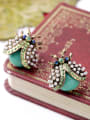 thumb Lovely Insect Shaped Stones Alloy stud Earring 1